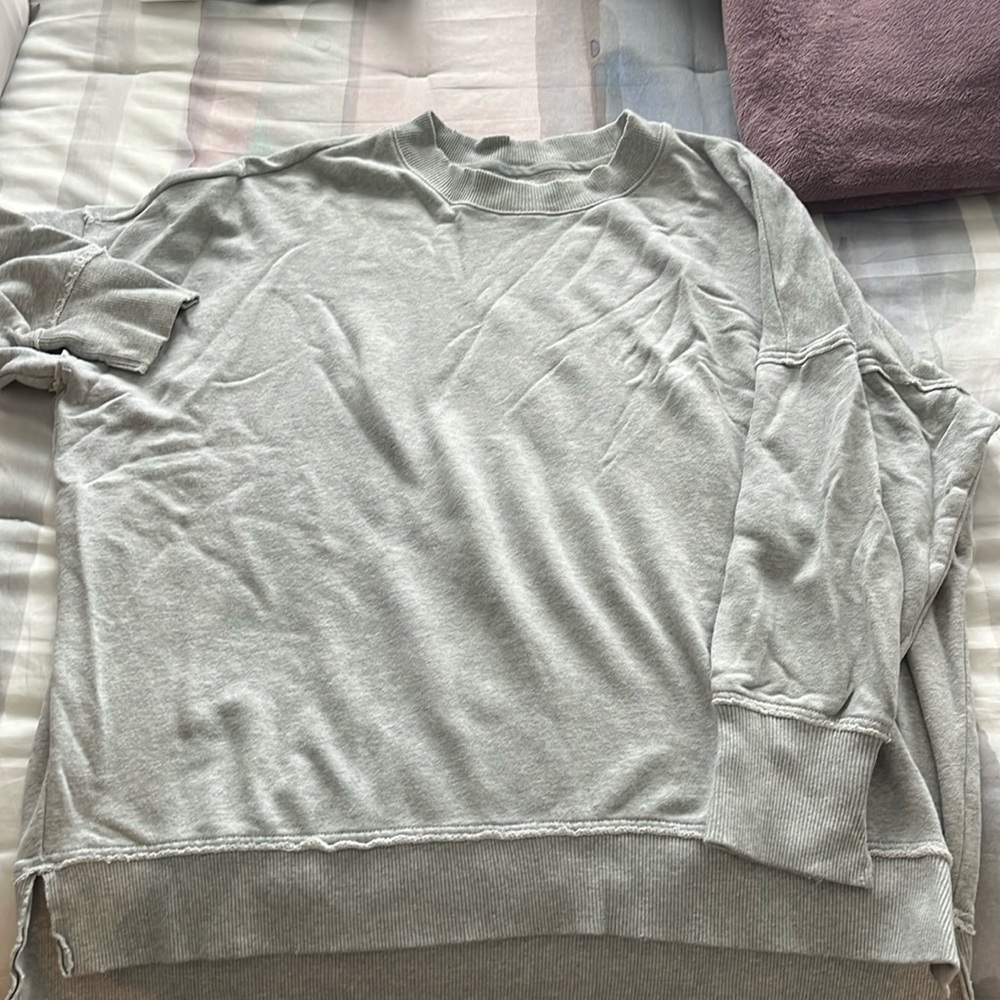 Aerie Oversized Crew Neck Sweater